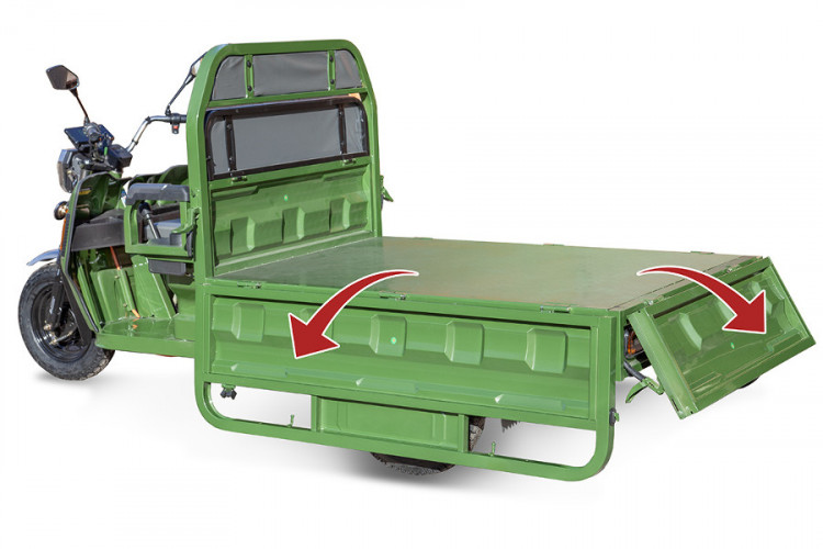 Грузовой электрический трицикл Rutrike Маяк 1500 в Барнауле