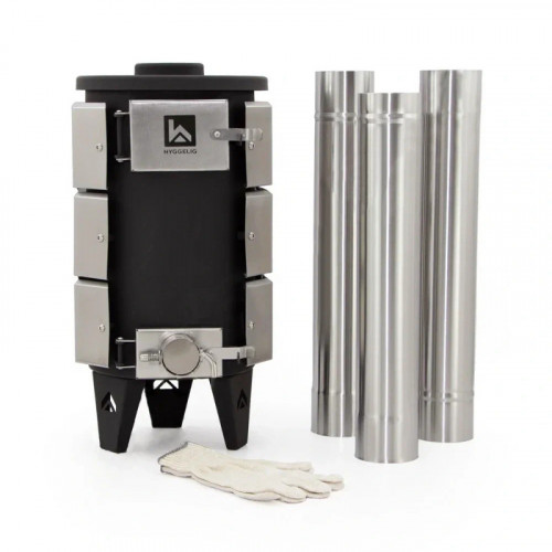 Мультитопливная походная печь Hyggelig LONGHEAT длительного горения в Барнауле