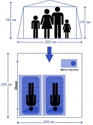 Мобильная баня-палатка МОРЖ в Барнауле