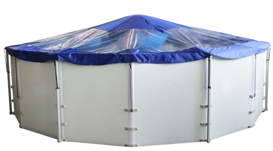 Тент для бассейна с надувной подушкой "Фиеста" в Барнауле