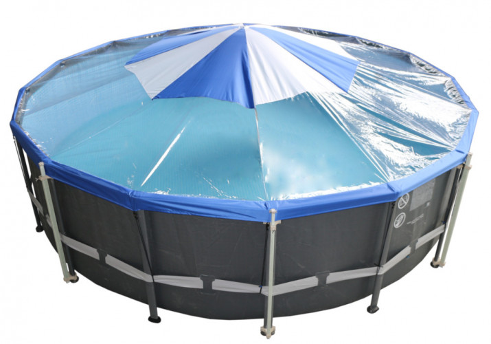 Тент для бассейна Intex/Bestway с надувной подушкой "Фиеста" в Барнауле