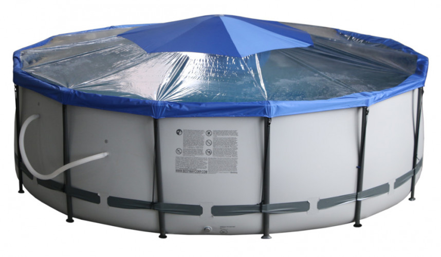 Тент для бассейна Intex/Bestway с надувной подушкой "Фиеста" в Барнауле