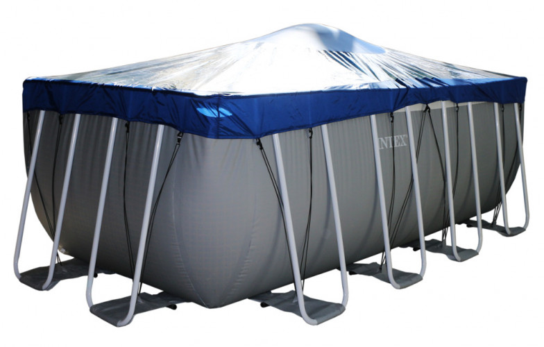 Тент для прямоугольного бассейна Intex/Bestway с надувной подушкой "Фиеста" в Барнауле