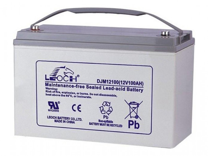 Аккумулятор Leoch DJM12100 (12 В, 100 Ач) в Барнауле
