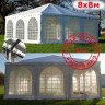 Шатер Пагода Giza Garden 8 x 8 м белый в Барнауле
