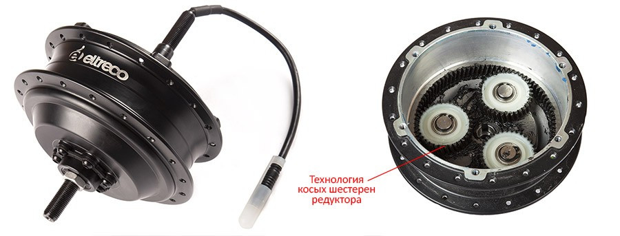 Мотор-колесо Eltreco 48V 500W LCD 27,5" АКБ 48V 10А/ч в Барнауле