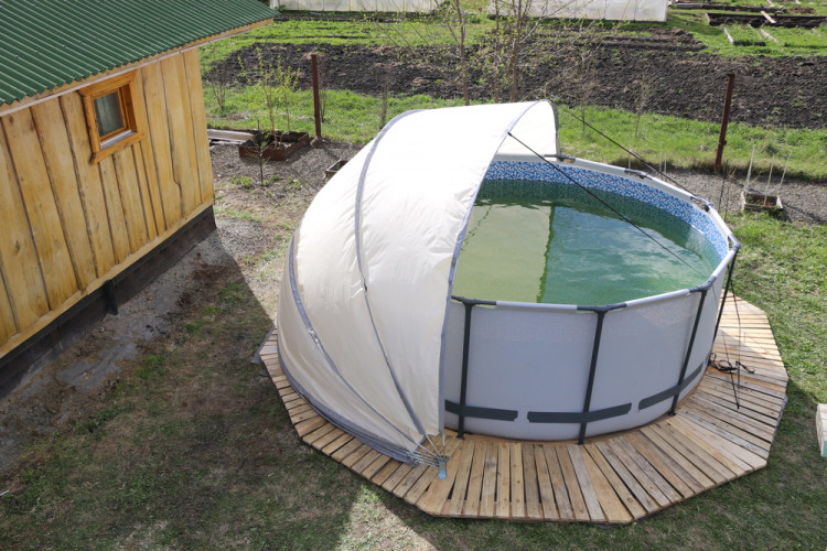 Купол-тент для бассейнов "Фиеста" КОМБИ в Барнауле