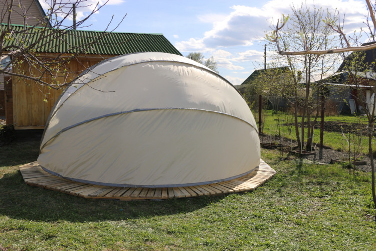 Купол-тент для бассейнов "Фиеста" КОМБИ в Барнауле