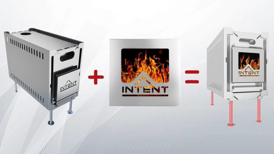 Стеклянная дверца для печи Intent в Барнауле