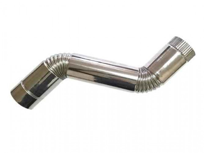 Сегмент трубы S-образный d-65 мм.(нерж.)Инвент в Барнауле