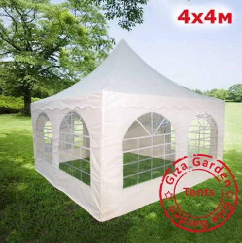 Шатер Пагода Giza Garden 4 х 4 м белый в Барнауле