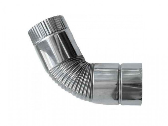 Сегмент трубы угол 45° d-65 мм.(нерж.)Инвент в Барнауле