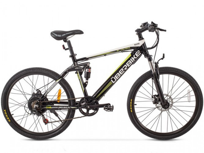 Электровелосипед UberBike S26 S 350W Black в Барнауле