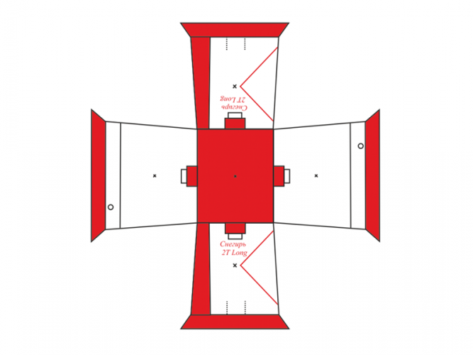 Зимняя палатка для рыбалки Куб Снегирь 2T Long Компакт в Барнауле