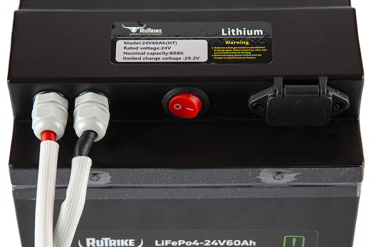 Тяговый железо-фосфатный аккумулятор RuTrike LiFePO4 24V60Ah (80А) в Барнауле