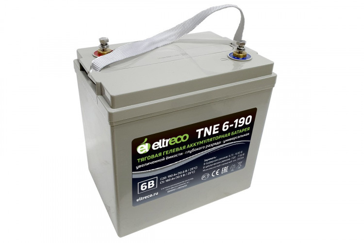 Тяговый аккумулятор Eltreco TNE6-190 (6V150A/H C3) в Барнауле
