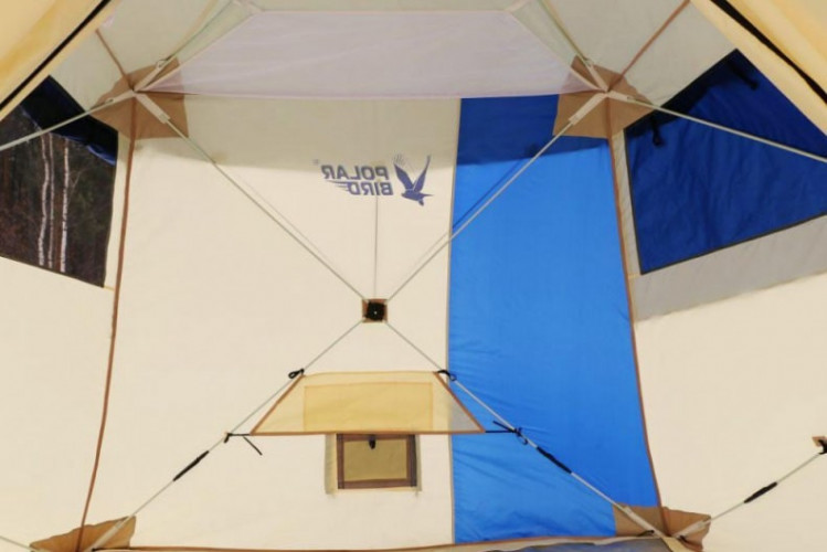 Шатер-тент Polar Bird 4SK Long + Тент-навес в Барнауле