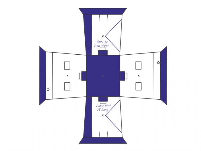 Зимняя палатка Polar Bird 2T Long компакт в Барнауле