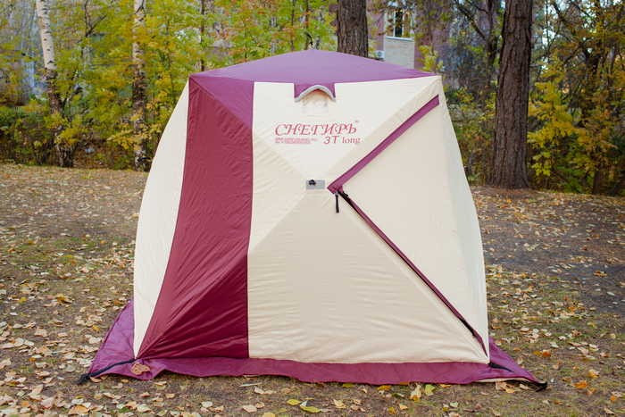 Зимняя палатка для рыбалки Куб Снегирь 3T Long в Барнауле