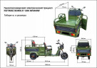 Грузовой электрический трицикл RuTrike Вояж П Трансформер в Барнауле