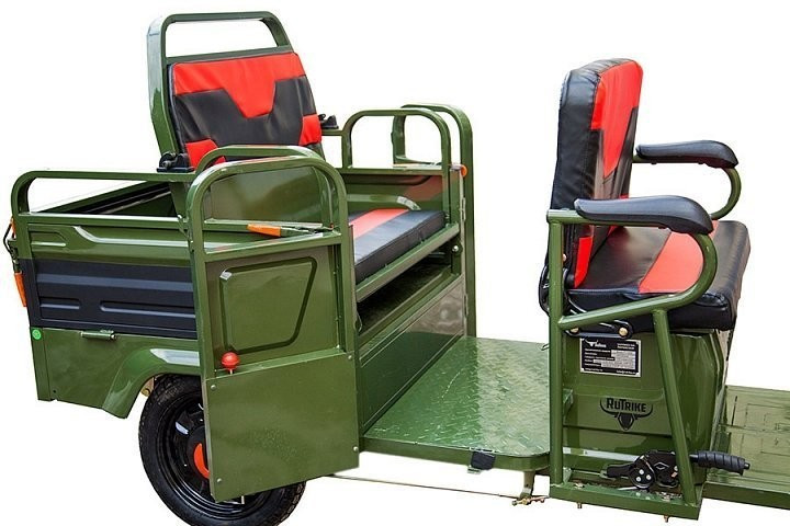 Грузовой электрический трицикл RuTrike Вояж П Трансформер в Барнауле