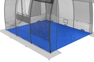 Пол из тарпаулина для палатки бани МОРЖ МАХ-МОРЖ Шатёр в Барнауле