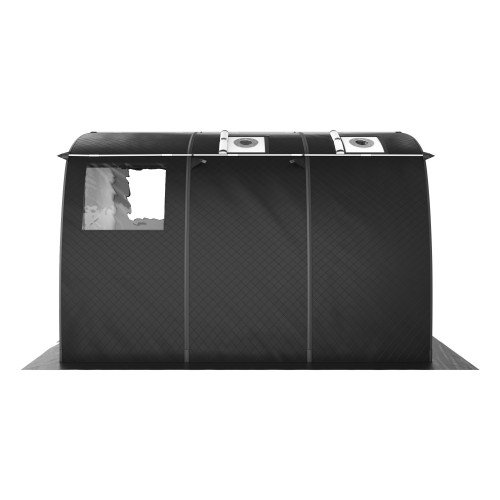 Мобильная баня-палатка МОРЖ Max (Черный) в Барнауле