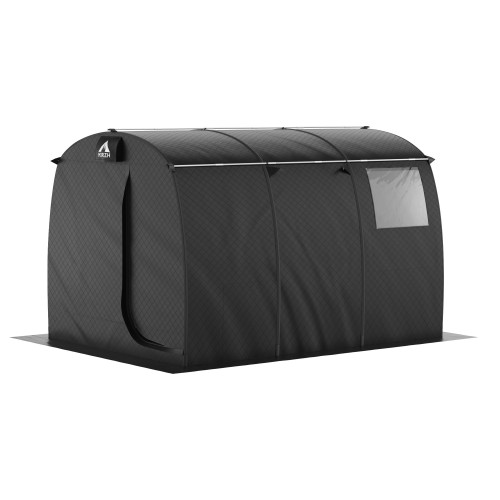 Мобильная баня-палатка МОРЖ Max (Черный) в Барнауле