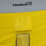 Палатка для рыбалки Helios утепл. Куб 1,8х1,8 желтый/серый в Барнауле