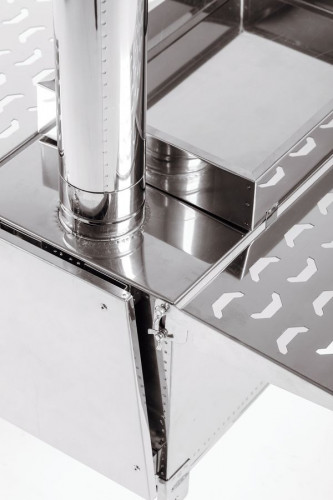 Печь-камин Инвент ПРО Большая в Барнауле