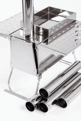 Печь-камин Инвент ПРО Большая в Барнауле