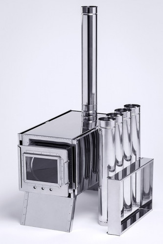 Печь-камин Инвент средняя в Барнауле