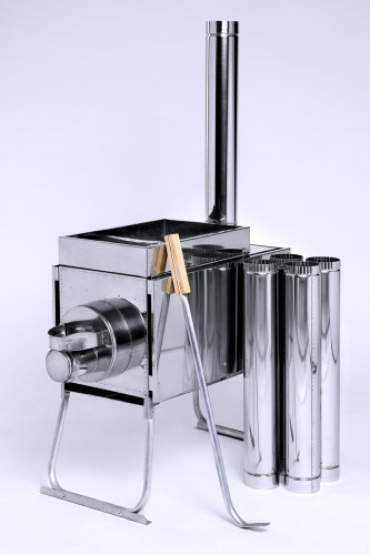 Печь Инвент Экономка средняя со стац. экранами в сумке в Барнауле