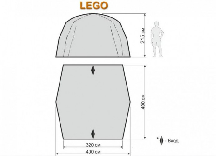 Шатер-тент World of Maverick LEGO в Барнауле