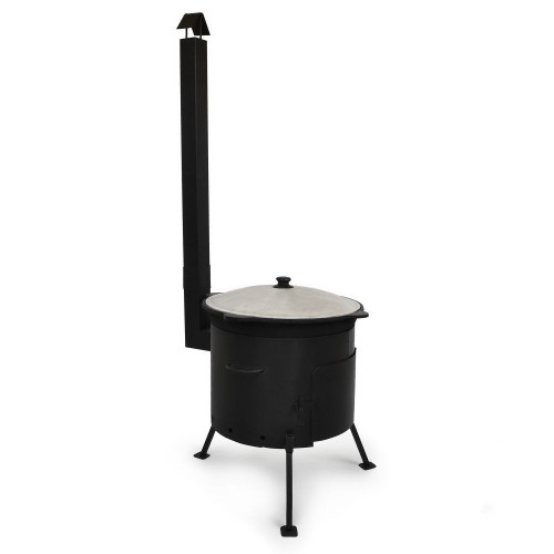 Печь с трубой под казан 12 литров, 360 мм в Барнауле