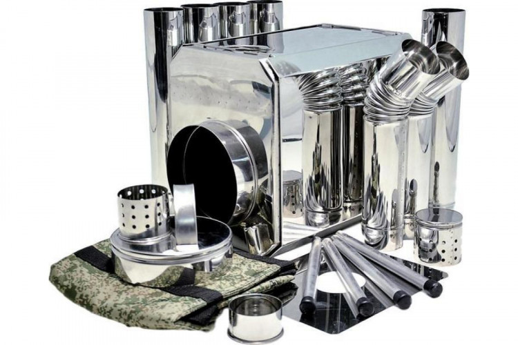 Печь пошехонка Турист 30 л с 3D экранами сталь 0,6мм в Барнауле