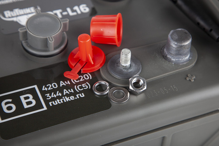 Тяговый аккумулятор RuTrike WET DTL16 (L16H-AC) 6V275A/H C3 в Барнауле