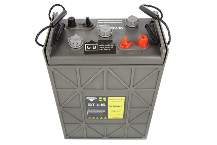 Тяговый аккумулятор RuTrike WET DTL16 (L16H-AC) 6V275A/H C3 в Барнауле
