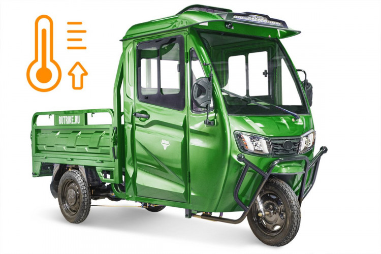 Электротрицикл Rutrike КАРГО Кабина обогрев 1500 грузовой в Барнауле