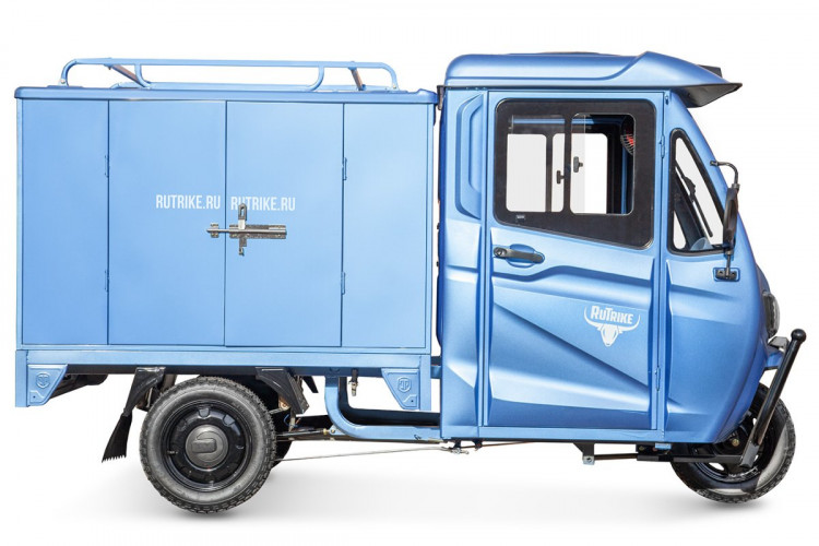 Электротрицикл Rutrike КАРГО Кабина Дуал обогрев 1500 фургон в Барнауле