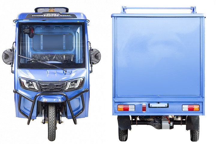 Электротрицикл Rutrike КАРГО Кабина Дуал обогрев 1500 фургон в Барнауле