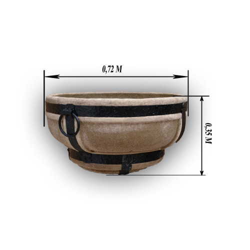 Очаг для костра большой Подсолнух в Барнауле