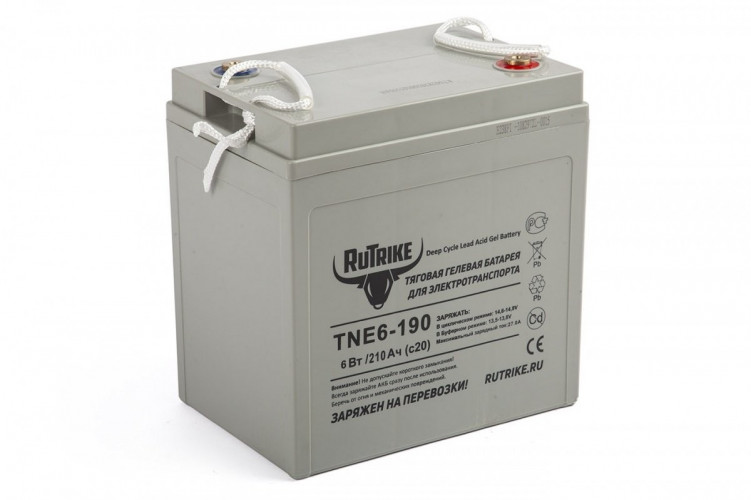 Тяговый гелевый аккумулятор RuTrike TNE6-190 (6V210A/H C3) в Барнауле
