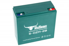 Тяговый гелевый аккумулятор RuTrike 6-DZF-20 (12V20A/H C2)