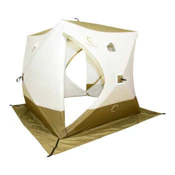 Палатка зимняя куб СЛЕДОПЫТ Premium 2.1x2.1 в Барнауле