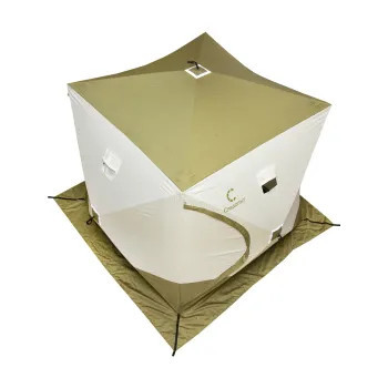 Палатка зимняя куб СЛЕДОПЫТ Premium 2.1x2.1 в Барнауле