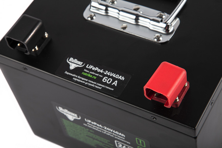 Тяговый железо-фосфатный аккумулятор RuTrike LiFePO4 24V40Ah (60A) в Барнауле