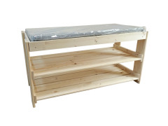 Полка для обуви деревянная