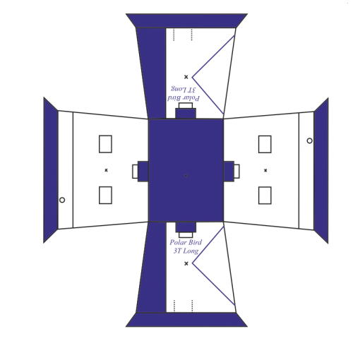 Зимняя палатка Polar Bird 3T Long компакт в Барнауле