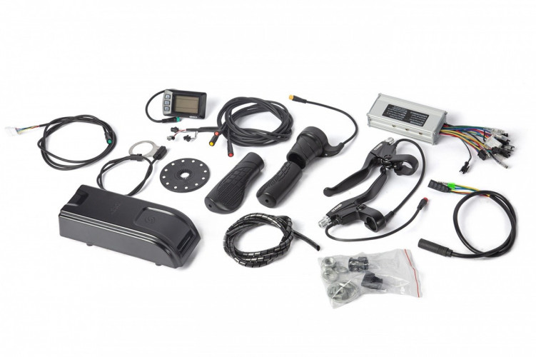 Мотор-колесо Eltreco 48V 350W LCD 26" передний АКБ HL 48V 10А/ч в Барнауле